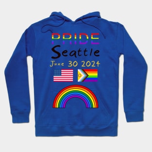 Pride Seattle USA 2024 Hoodie